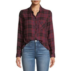•NEW• RAILS Plaid Metallic Button Down